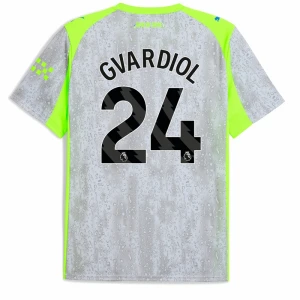 Maglie Calcio Manchester City Josko Gvardiol #24 2025-26 Terza Uomo