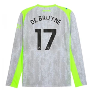 Maglie Calcio Manchester City Kevin De Bruyne #17 2025-26 Terza Uomo Manica Lunga
