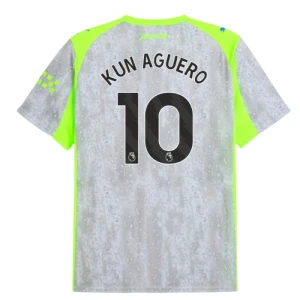 Maglie Calcio Manchester City Kun Aguero #10 2025-26 Terza Uomo