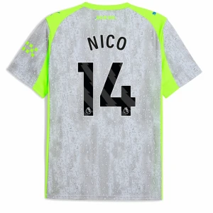 Maglie Calcio Manchester City Nico #14 2025-26 Terza Uomo