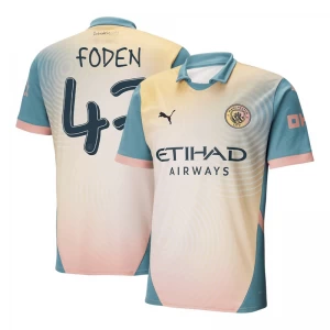 Maglie Calcio Manchester City Phil Foden #47 2024-25 Fourth Uomo