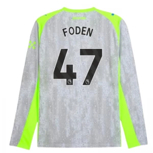 Maglie Calcio Manchester City Phil Foden #47 2025-26 Terza Uomo Manica Lunga