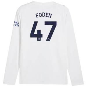Maglie Calcio Manchester City Phil Foden #47 2026-27 Terza Uomo Manica Lunga