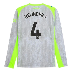Maglie Calcio Manchester City Reijnders #4 2025-26 Terza Uomo Manica Lunga