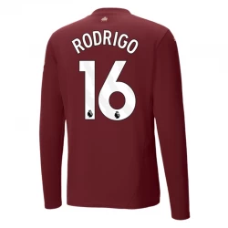 Maglie Calcio Manchester City Rodrigo #16 2024-25 Terza Uomo Manica Lunga