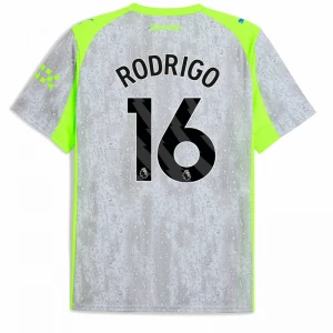 Maglie Calcio Manchester City Rodrigo #16 2025-26 Terza Uomo