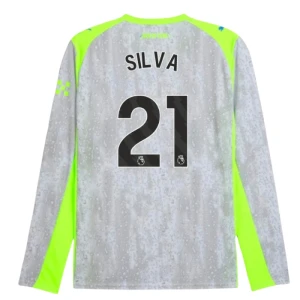 Maglie Calcio Manchester City Silva #21 2025-26 Terza Uomo Manica Lunga