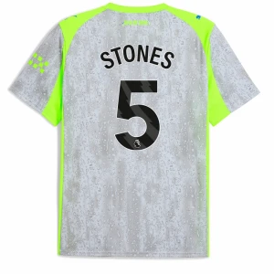 Maglie Calcio Manchester City Stones #5 2025-26 Terza Uomo