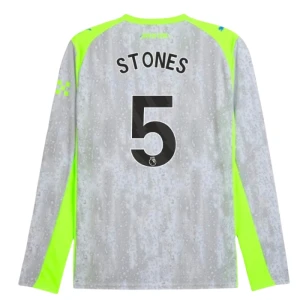 Maglie Calcio Manchester City Stones #5 2025-26 Terza Uomo Manica Lunga