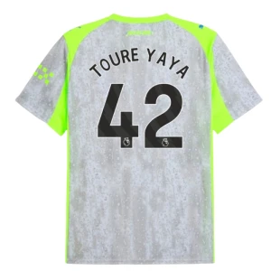 Maglie Calcio Manchester City Toure Yaya #42 2025-26 Terza Uomo