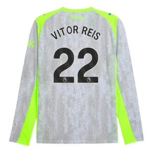 Maglie Calcio Manchester City Vitor Reis #22 2025-26 Terza Uomo Manica Lunga