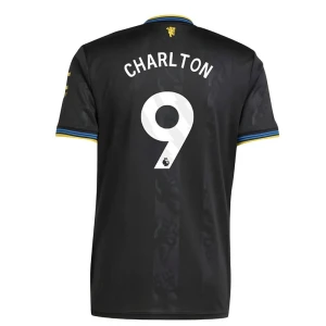 Maglie Calcio Manchester United Charlton #9 2025-26 Terza Uomo