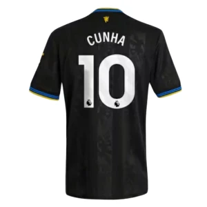 Maglie Calcio Manchester United Cunha #10 2025-26 Terza Uomo
