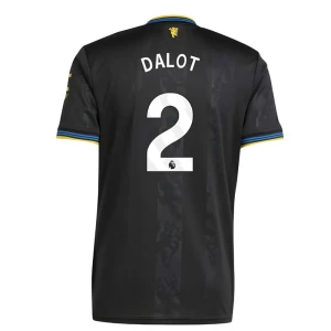 Maglie Calcio Manchester United Dalot #2 2025-26 Terza Uomo