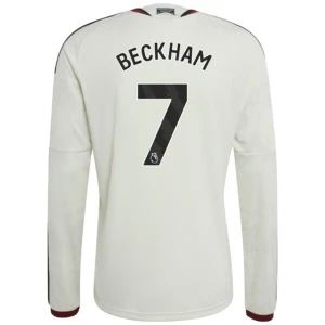 Maglie Calcio Manchester United David Beckham #7 2026-27 Terza Uomo Manica Lunga