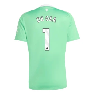 Maglie Calcio Manchester United De Gea #1 2025-26 Portiere Terza Uomo