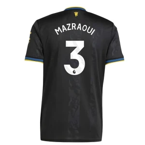 Maglie Calcio Manchester United Mazraoui #3 2025-26 Terza Uomo