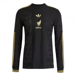 Maglie Calcio Messico 2025 Black Gold Cup Terza Uomo Manica Lunga