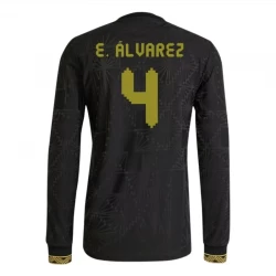Maglie Calcio Messico E. Alvarez #21 2025 Black Gold Cup Terza Uomo Manica Lunga