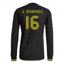 Maglie Calcio Messico J. Quinones #16 2025 Black Gold Cup Terza Uomo Manica Lunga