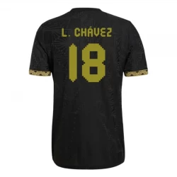 Maglie Calcio Messico L. Chavez #18 2025 Black Gold Cup Terza Uomo