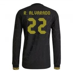 Maglie Calcio Messico R. Alvarado #22 2025 Black Gold Cup Terza Uomo Manica Lunga