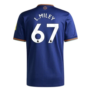 Maglie Calcio Newcastle United L. Miley #67 2025-26 Terza Uomo