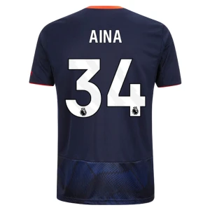 Maglie Calcio Nottingham Forest FC Aina #34 2025-26 Terza Uomo