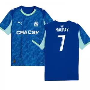 Maglie Calcio Olympique de Marseille Maupay #7 2025-26 Terza Uomo