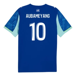 Maglie Calcio Olympique de Marseille Pierre-Emerick Aubameyang #10 2025-26 Terza Uomo