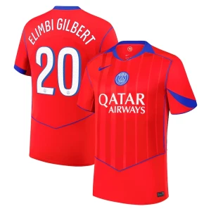 Maglie Calcio Paris Saint-Germain PSG Elimbi Gilbert #20 2025-26 Terza Uomo