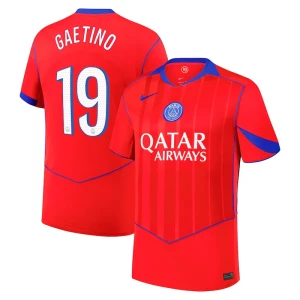 Maglie Calcio Paris Saint-Germain PSG Gaetino #19 2025-26 Terza Uomo