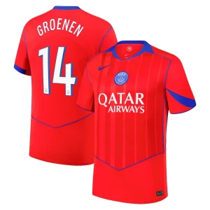 Maglie Calcio Paris Saint-Germain PSG Groenen #14 2025-26 Terza Uomo