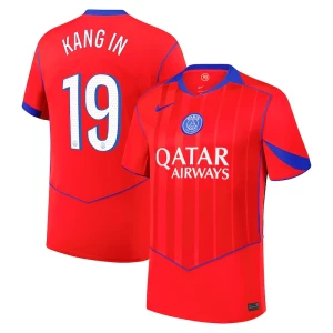 Maglie Calcio Paris Saint-Germain PSG Kang In #19 2025-26 Cup Terza Uomo