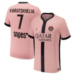 Maglie Calcio Paris Saint-Germain PSG Khvicha Kvaratskhelia #7 2024-25 Terza Uomo