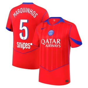 Maglie Calcio Paris Saint-Germain PSG Marquinhos #5 2025-26 Terza Uomo