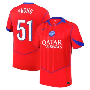 Maglie Calcio Paris Saint-Germain PSG Pacho #51 2025-26 Cup Terza Uomo