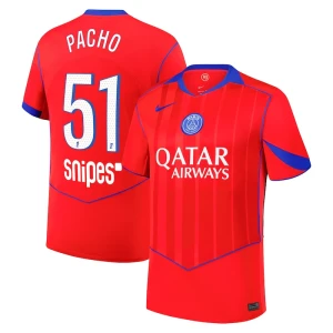 Maglie Calcio Paris Saint-Germain PSG Pacho #51 2025-26 Terza Uomo