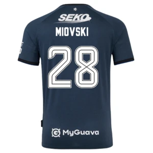 Maglie Calcio Rangers FC Miovski #28 2025-26 Terza Uomo