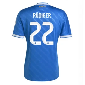 Maglie Calcio Real Madrid Antonio Rudiger #22 2025-26 Terza Uomo