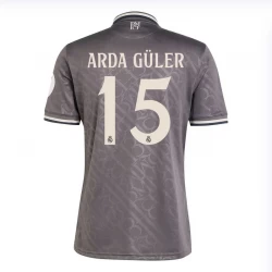 Maglie Calcio Real Madrid Arda Güler #15 2024-25 HP Terza Uomo