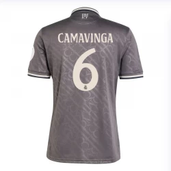 Maglie Calcio Real Madrid Eduardo Camavinga #6 2024-25 HP Terza Uomo