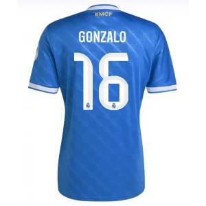 Maglie Calcio Real Madrid Gonzalo #16 2025-26 Terza Uomo