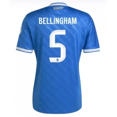 Maglie Calcio Real Madrid Jude Bellingham #5 2025-26 Terza Uomo