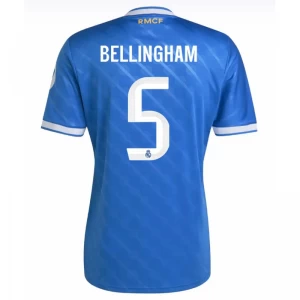 Maglie Calcio Real Madrid Jude Bellingham #5 2025-26 Terza Uomo