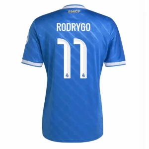 Maglie Calcio Real Madrid Rodrygo #11 2025-26 Terza Uomo
