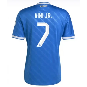 Maglie Calcio Real Madrid Vinicius Junior #7 2025-26 Terza Uomo
