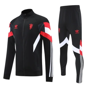Manchester United Set Giacca da Allenamento 2025-26 Nero