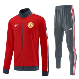 Manchester United Set Giacca da Allenamento 2025-26 Rosso