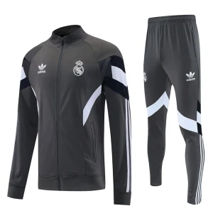 Real Madrid Set Giacca da Allenamento 2025-26 Grigio